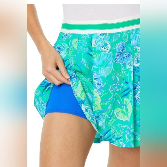 Lilly Pulitzer Silvana Skort, Botanical Green, Size XXS